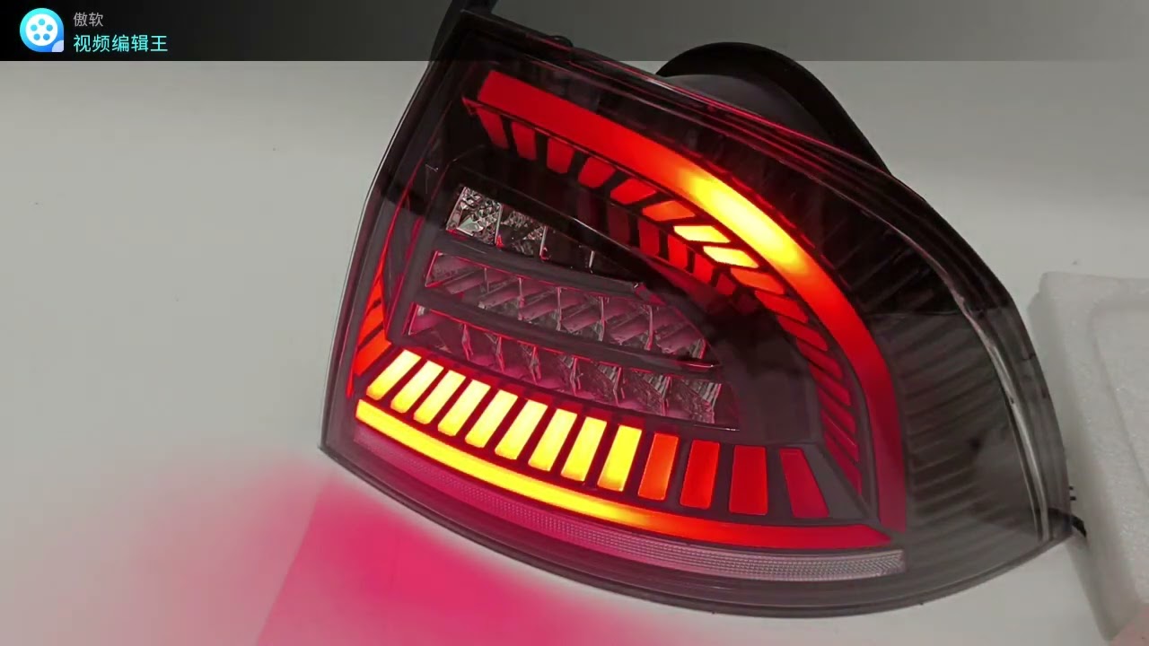 SAGA BLM 2008 DYNAMIC LED REAR TAIL LAMP WITH SIGNAL RUNING (BLACK / RED)