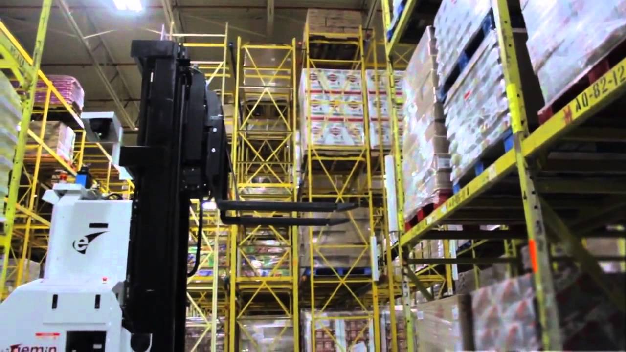 Egemin Automation - High Lift Reach Vehicle