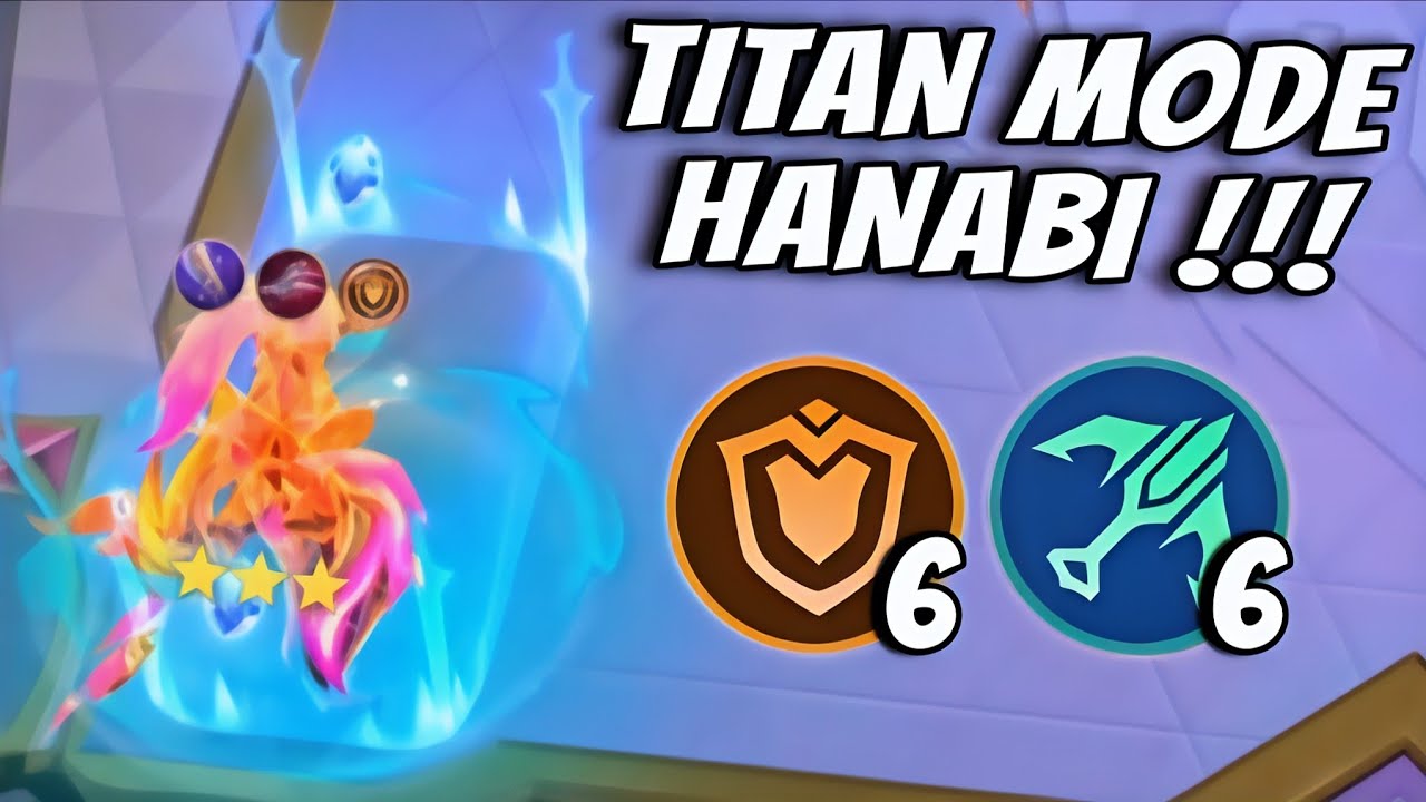 FULL DEFENSE + ATTACK SPEED!! 3 STAR HANABI TITAN!! MAGIC CHESS GO GO 