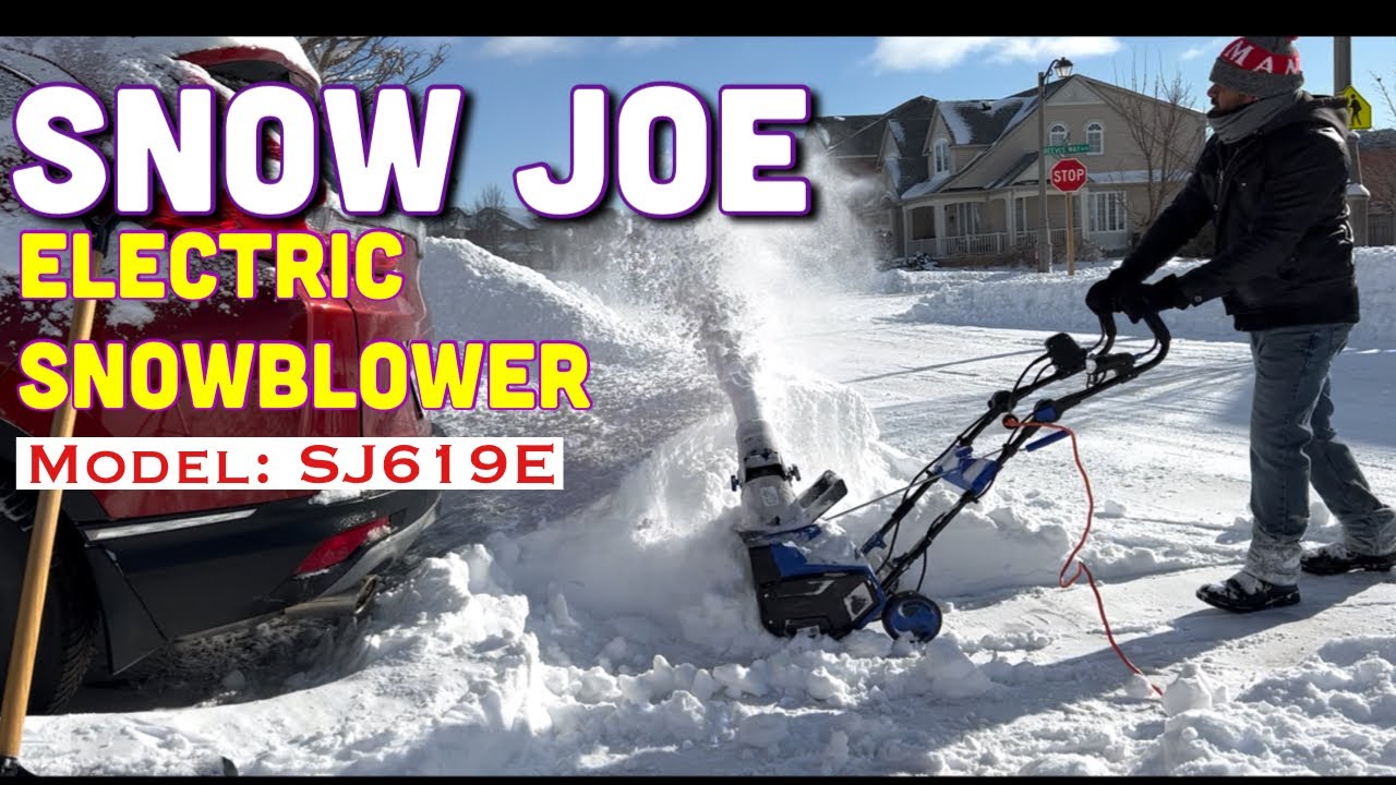 Snow Joe Electric Snow Thrower SJ619E Review