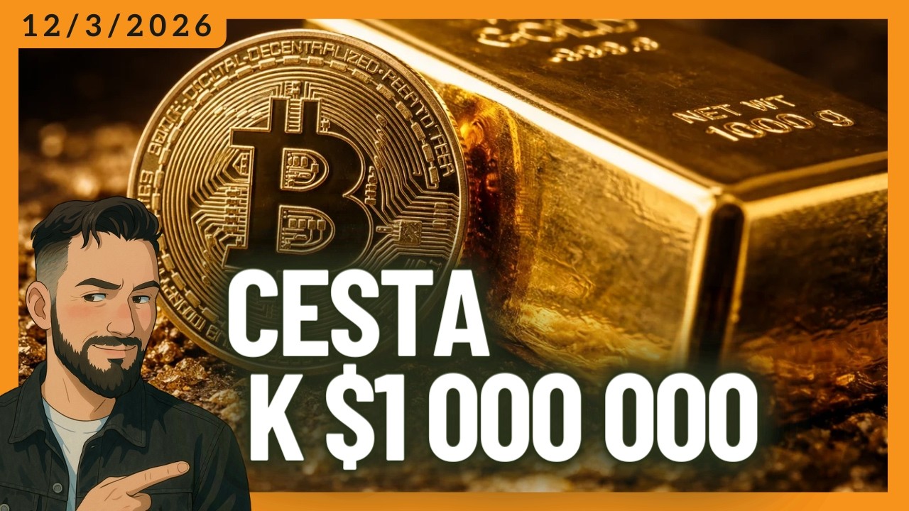 Bicoin nemusí odkrojiť 1/2 trhu so zlatom .... #BTC #kryptoraňajky
