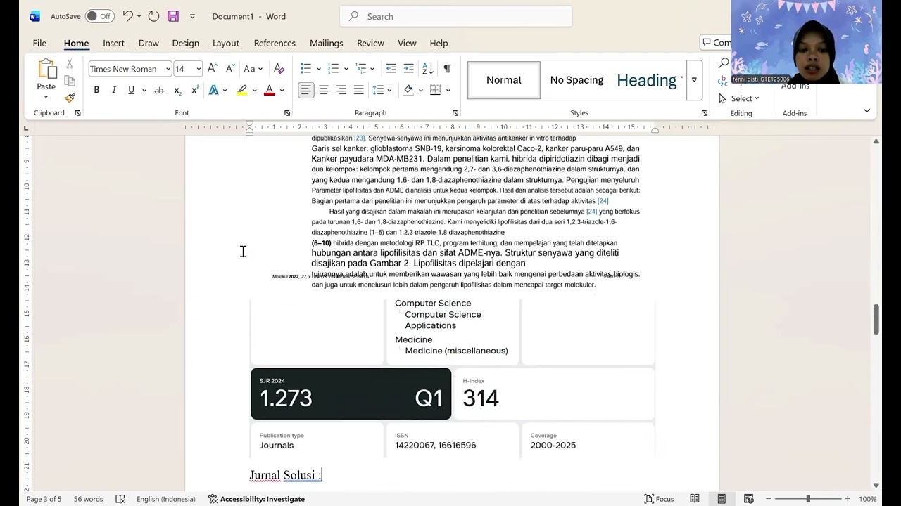 Materi: Polaritas, kelarutan, dan lipofilisitas yang memengaruhi absorpsi dan distribusi obat. 