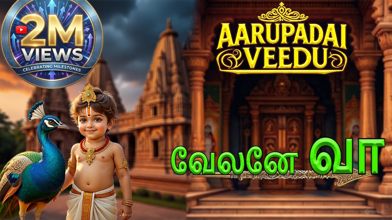 🕉️ Aarupadai Veedu Murugan Song 🎶 Tamil Kadavul Murugan ✨ஆறுபடைவீடு