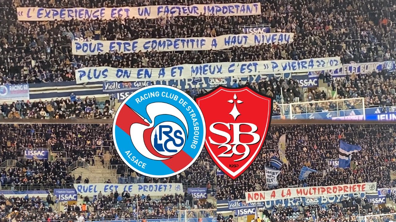 AMBIANCE STRASBOURG - BREST (RCSA-SB29) (3-0) - LES BRESTOIS ECOEURENT LA MEINAU QUI A DES MESSAGES