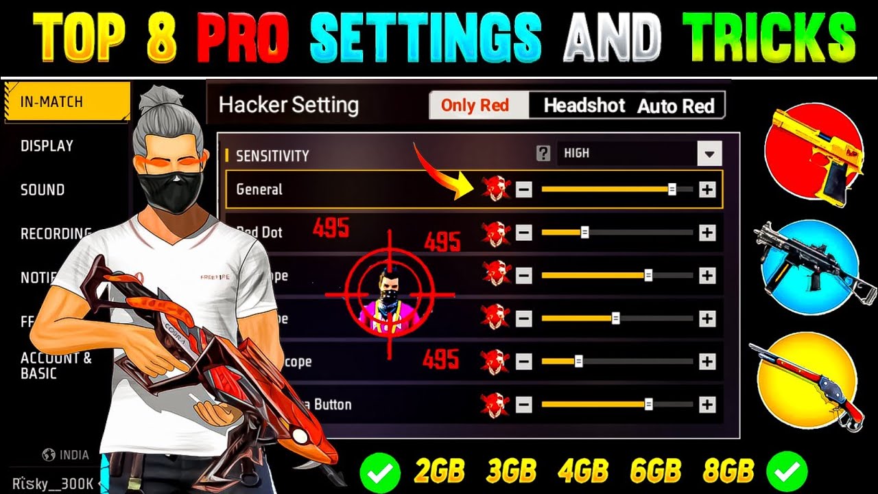 Free Fire Headshot Setting After Ob52 Update 2026⚡Best Sensitivity Settings ⚙️| Sensitivity Setting