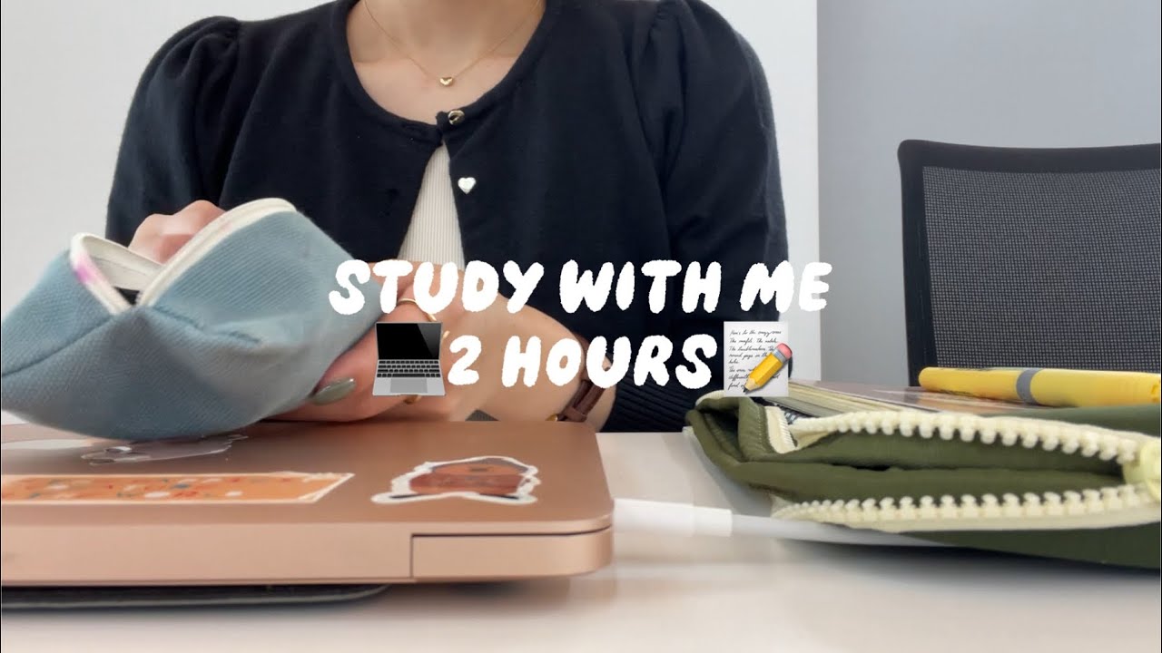 ❄️2 hours study with me | 作業音【作業用】