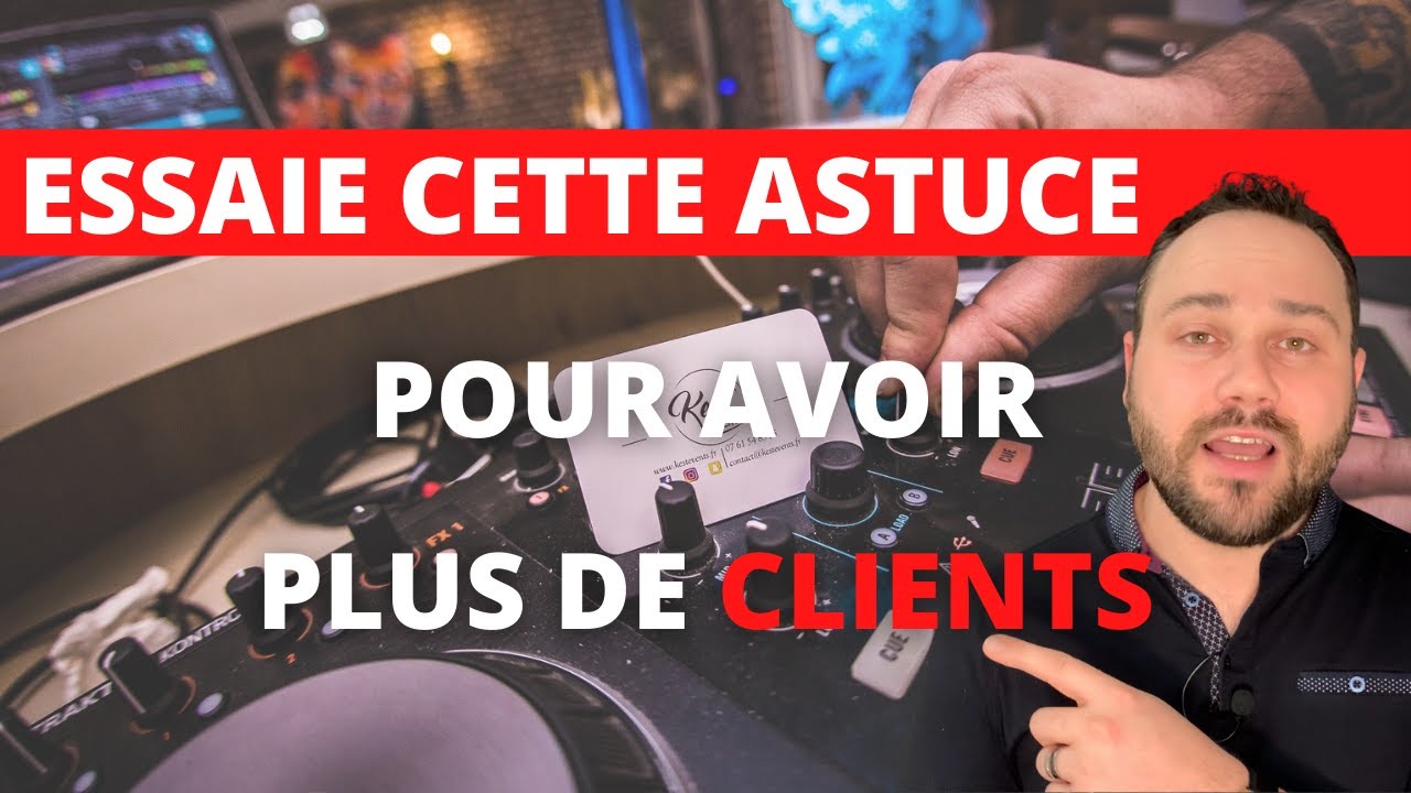 Astuce carte de visite pour DJ - Comment avoir des clients r&eacute;guli&egrave;rement ?