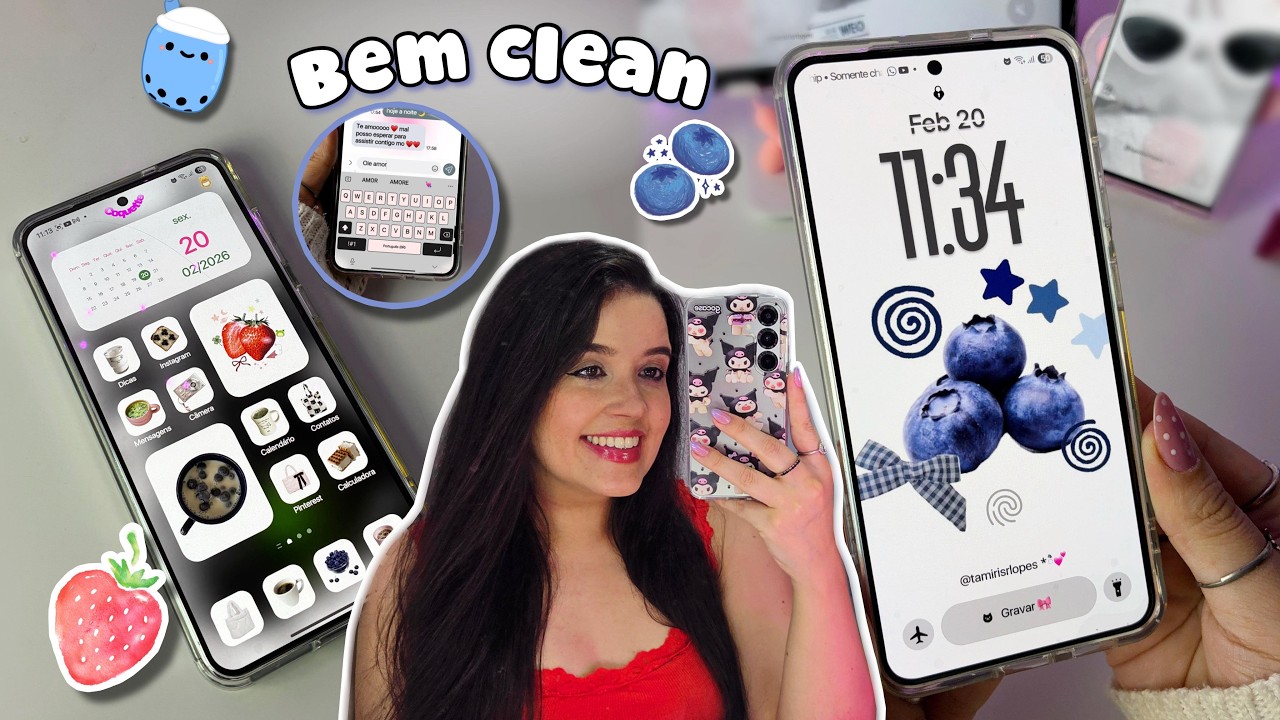🤍PERSONALIZA&Ccedil;&Atilde;O COMPLETA NO MEU SAMSUNG S25