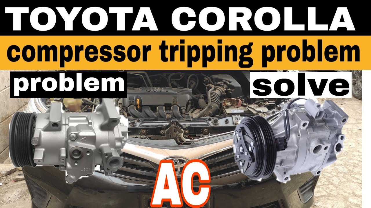 Toyota Corolla Ac Compressor Condenser Replacement