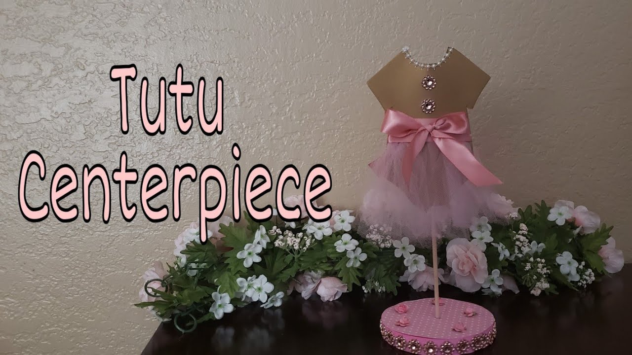 DIY Tutu Centerpiece (baby shower)