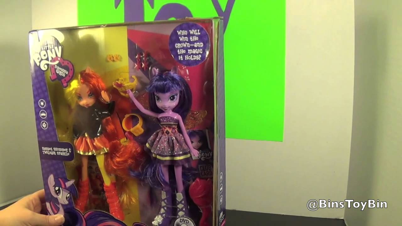 Обзор кукол My Little Pony: Equestria Girls SUNSET SHIMMER и TWILIGHT SPARKLE! от Bin's Toy Bin
