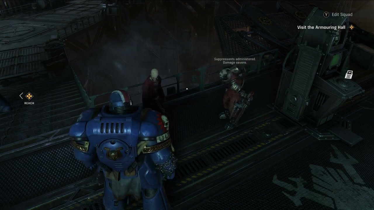 Space Marine 2 - Funny Background Servitor