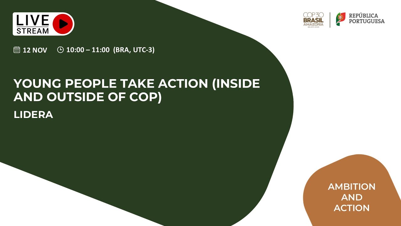 Young People Take Action (inside and outside of COP)