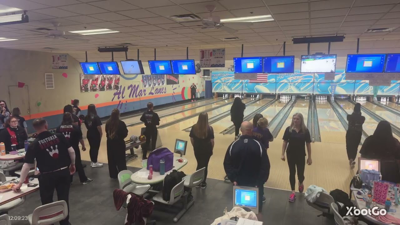 Maumee girls warm ups