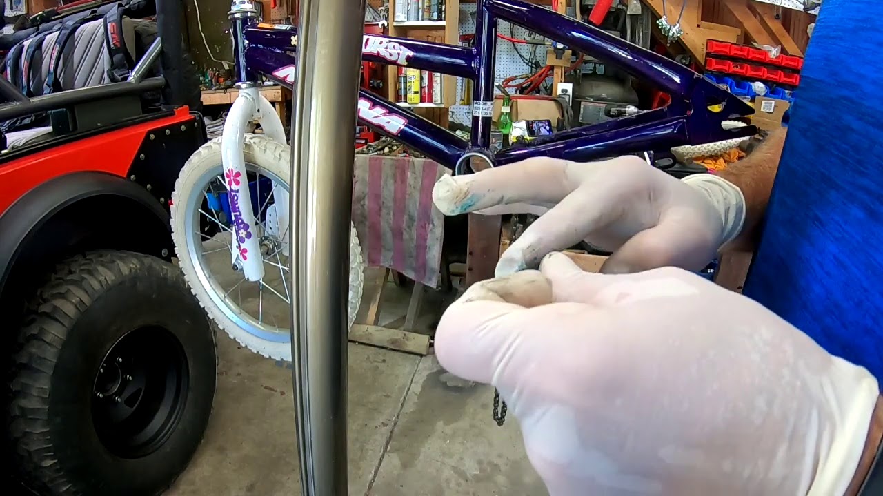 Kids Bike Repair  (bearings and crank)