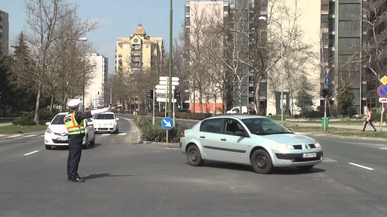 Karos forgalomirányítás Szombathelyen - 2013.04.09.