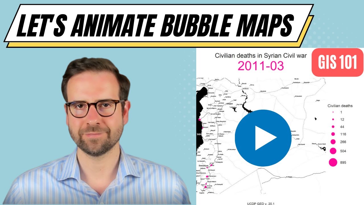 Animated bubble maps with R