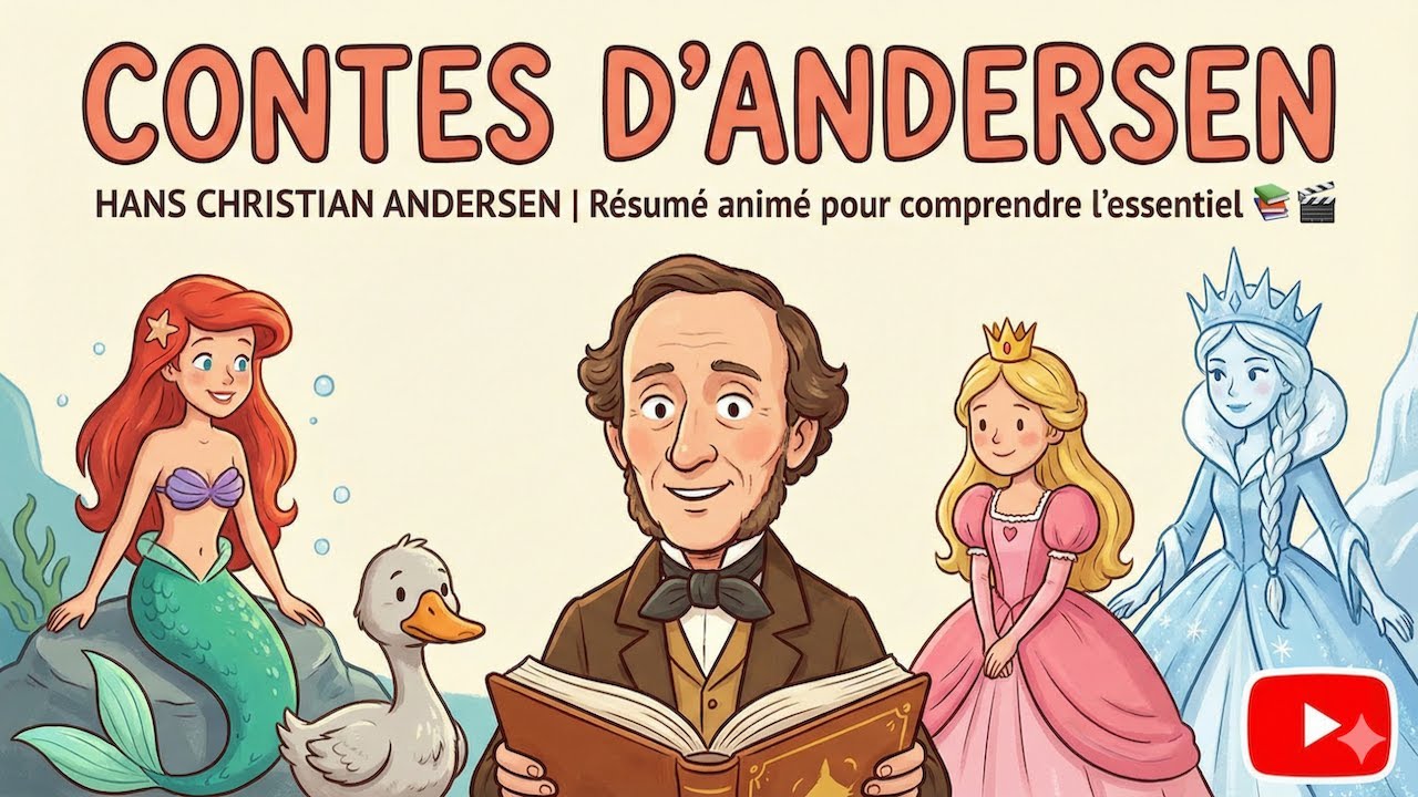 Contes d’Andersen - Hans Christian Andersen | Résumé animé pour comprendre l’essentiel 📚🎬