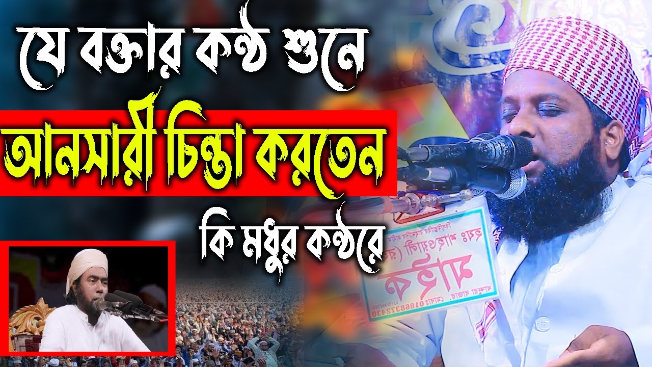 যে বক্তার কন্ঠ শুনে,আনসারী চিন্তা করতেন,কি মধুর কন্ঠ রে,দ্বিতীয় আনসারী মুফতী জাফর আহমদ হেলালী