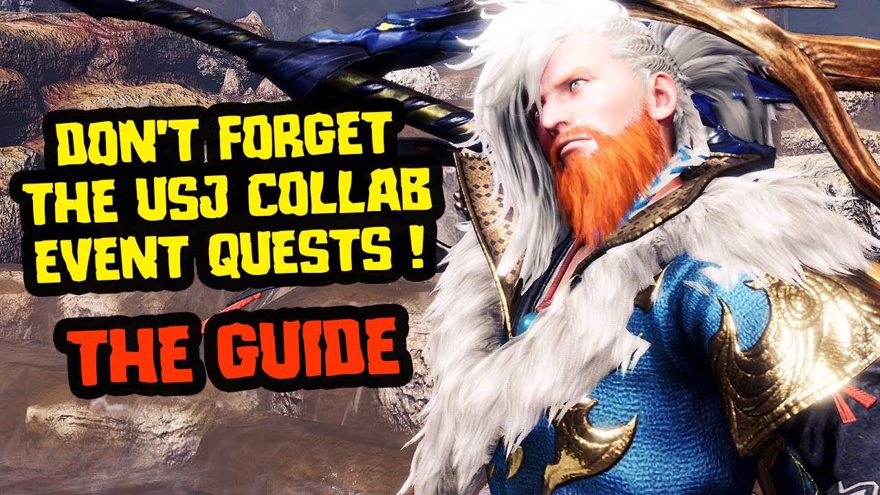Don't Forget the USJ Collaboration Event Quests (Guide) - MHW Iceborne