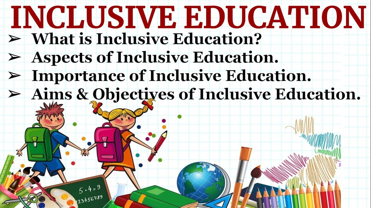 Inclusive Education-Definition, Aspects, Importance, and Aims & Objectives #InclusiveEducation #BEd