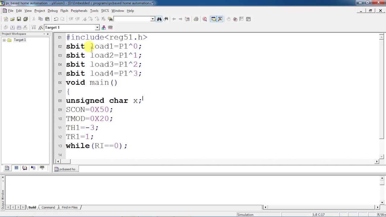 Home automation design and development by using Keil with Proteus simulation