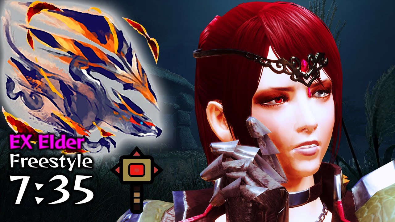 EX Risen Crimson Glow Valstrax Vs. Strength Hammer - EX 傀異克服 バルファルク ハンマー ソロ【サンブレイク】