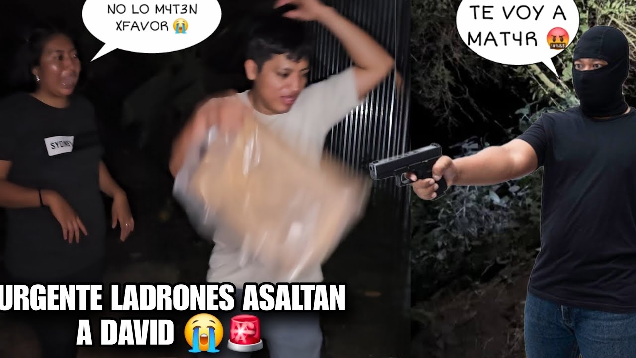 David Casi Pierde La Vid4 Al Ser Asaltado Por Ladrones 😱Eliza A Gritos Pedía Que No Lo M4ran 😭🚨