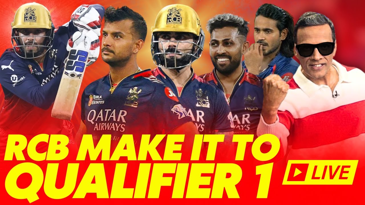 RCB make it to Qualifier 1! | Mission Top 2 Successful | #tataipl2025 | Live with Jani🔴