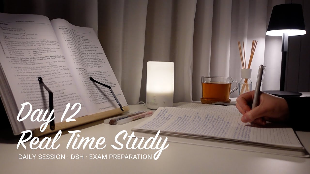 Real-Time Study With Me — Day 12 | DSH German Exam Prep