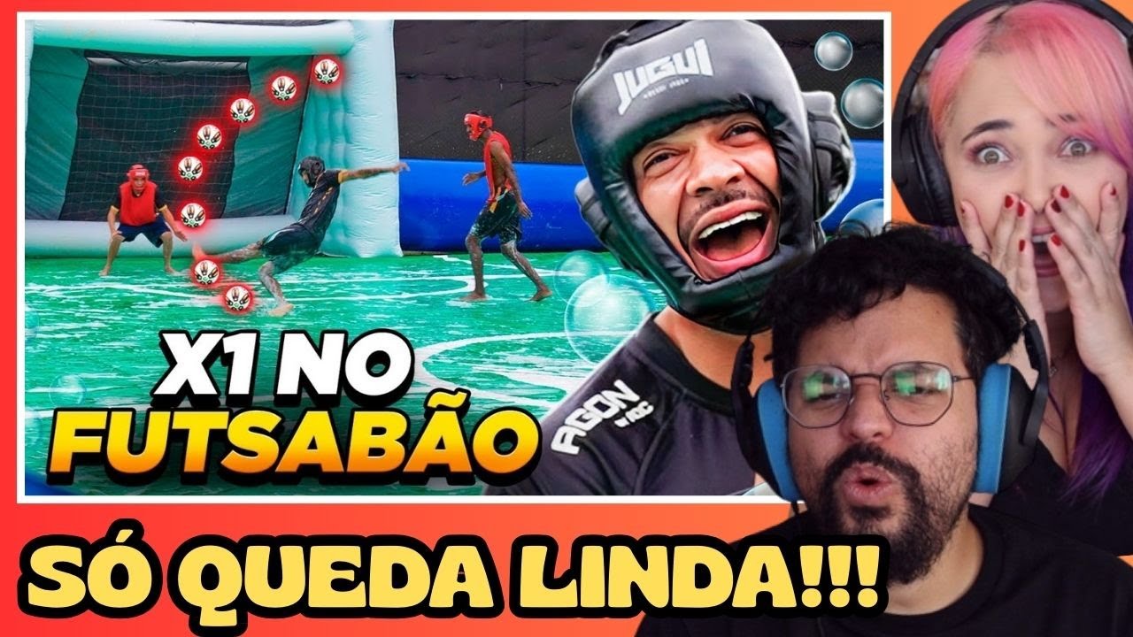 FOMOS DESAFIADOS NO X1 DE FUTSABÃO 😳🫧  Reversão // REACT