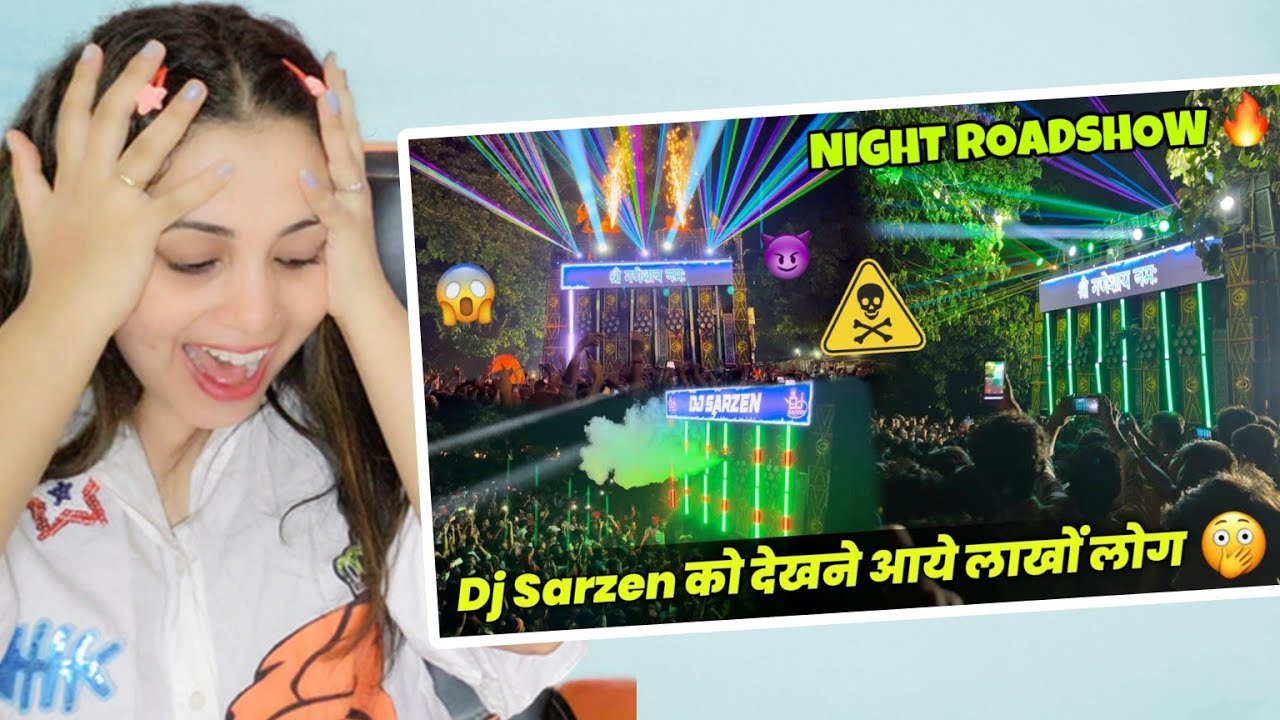 Dj Sarzen Bokaro Night Roadshow 🔥 लाखों की संख्या में लोगो की भीड़ 😱 Mind Blowing Public | Reaction