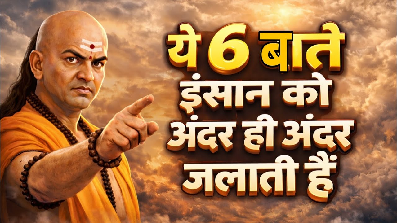 ये 6 चीजें इंसान को बिना आग के ही जलाती हैं | चाणक्य की गहरी सीख | Chanakya Motivation Story 