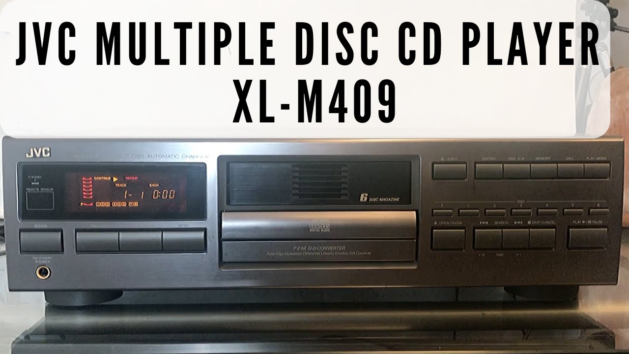 JVC XL-M409 CD Player Compact 6 Disc Automatic