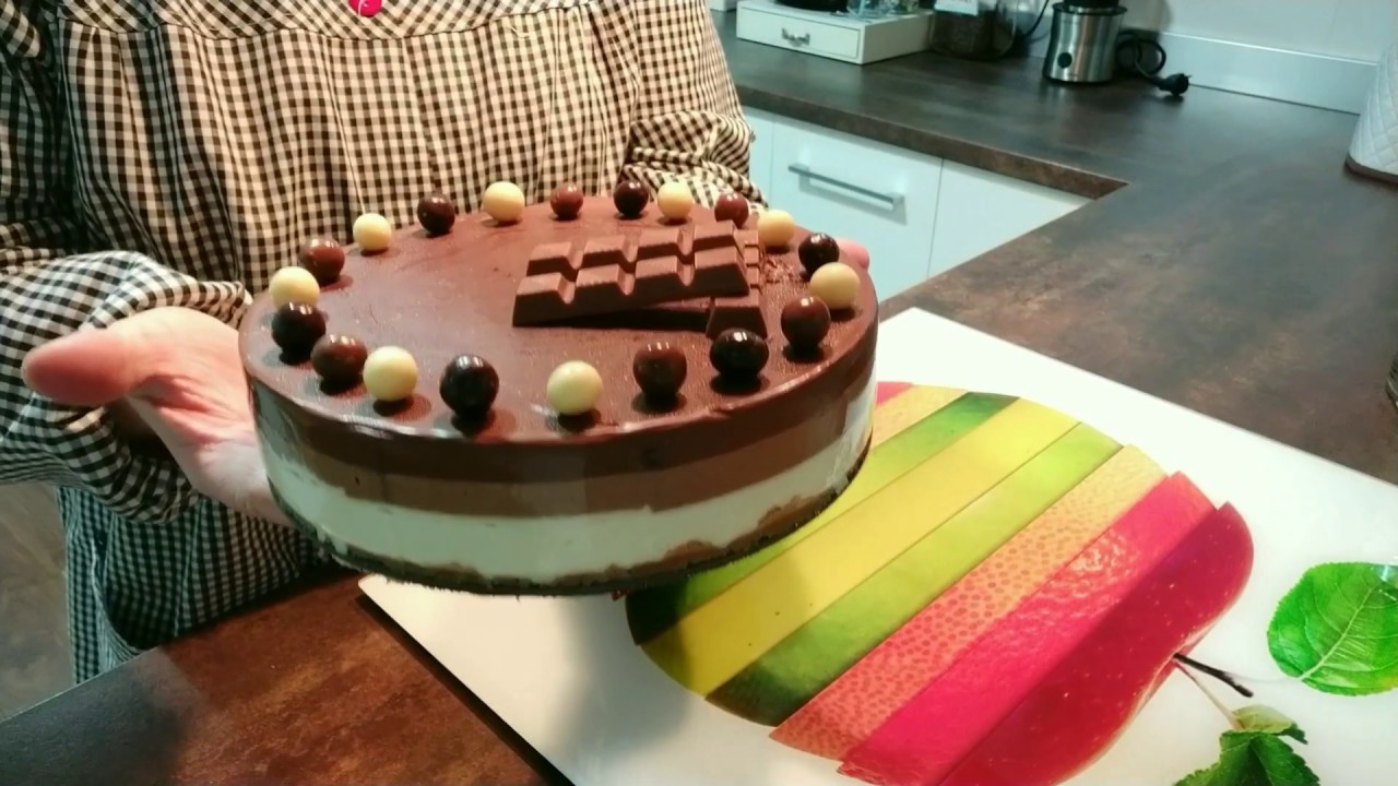 TARTA DE TRES CHOCOLATES CON ROBOT MAMBO!!