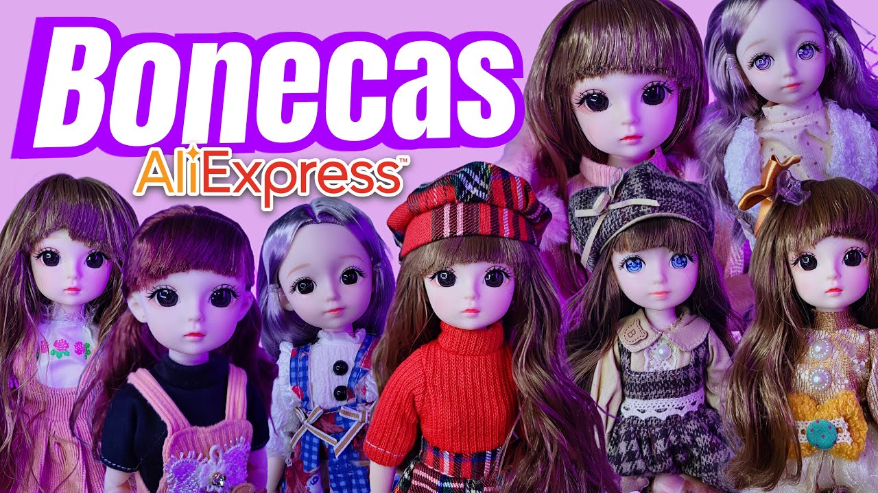 BONECAS BJD FAKE do Aliexpress - SÃO LINDAS DEMAIS #unboxing #aliexpress