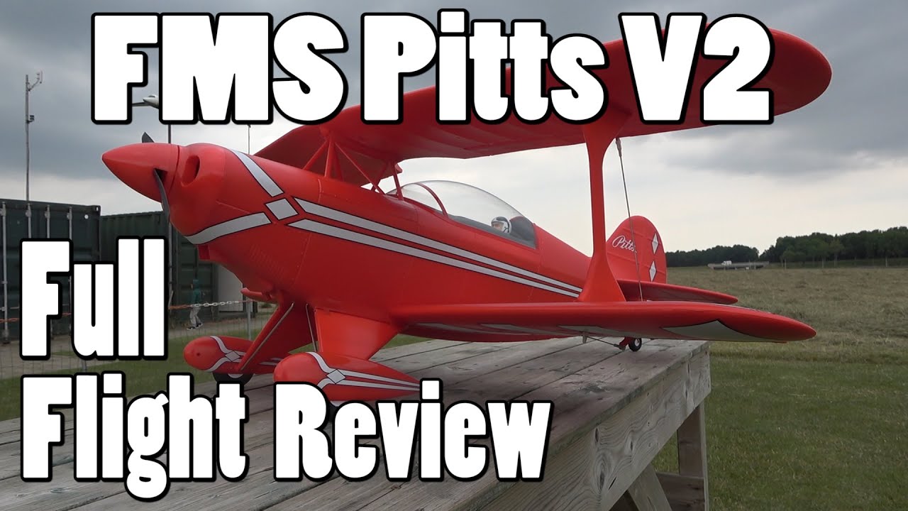 FMS Pitts 1400mm V2 PNP Full Flight Review