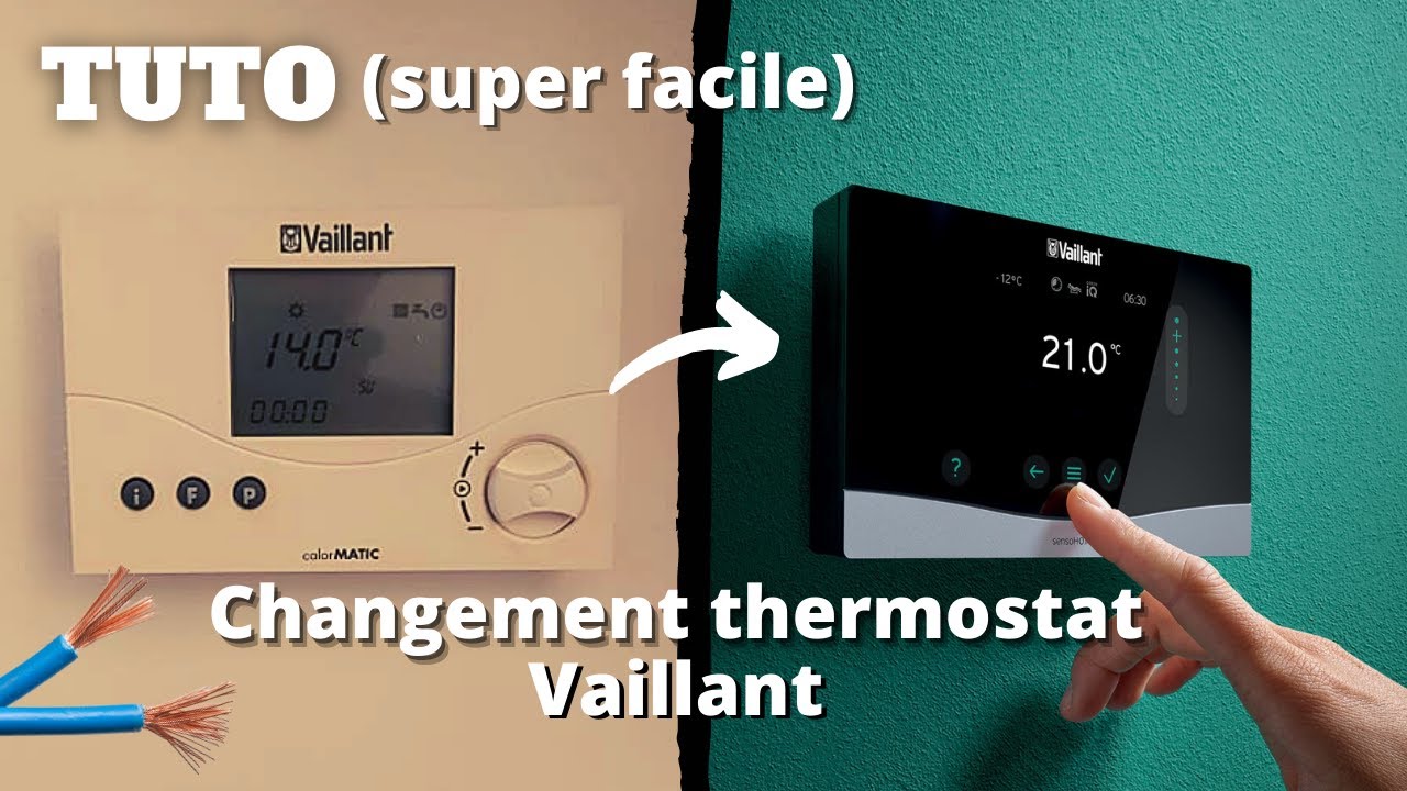 💧 Comment changer son vieux thermostat Vaillant ?! (Rien de plus simple) 
