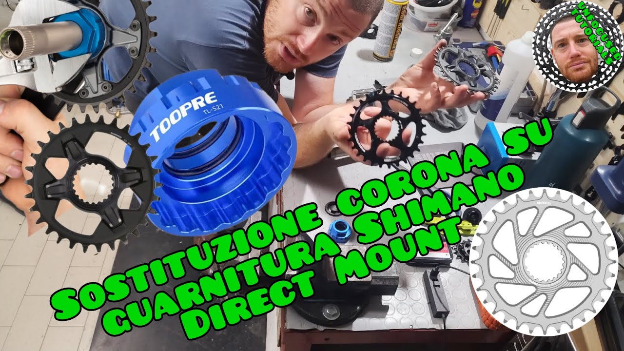 🚵‍♂️ MTB Tutorial: Sostituzione Rapida della Corona Shimano Direct Mount XT XTR SLX Deore 🛠️🚴‍♂️