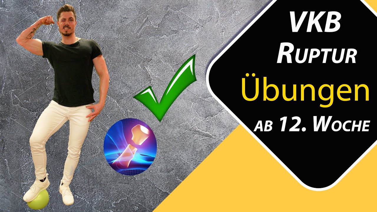 Übungen 3 Monate (12 Wochen) nach einer Kreuzband Operation