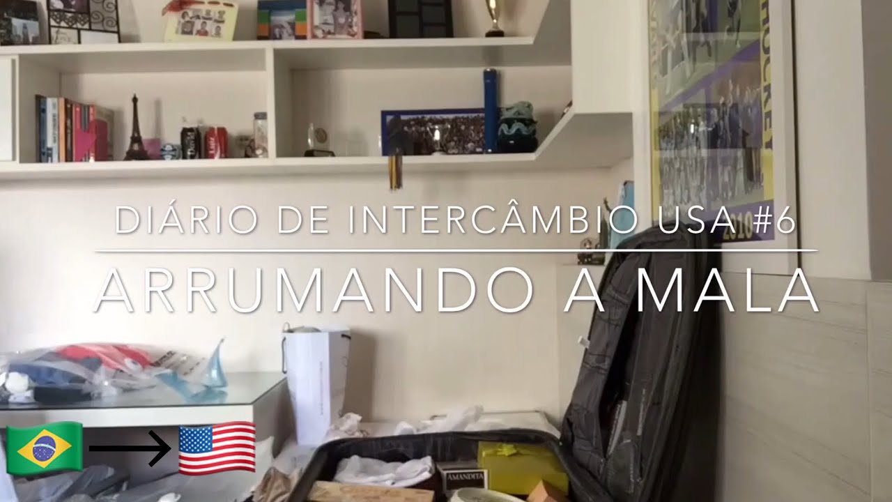 Diário de Intercâmbio USA #6 | MINHA MALA