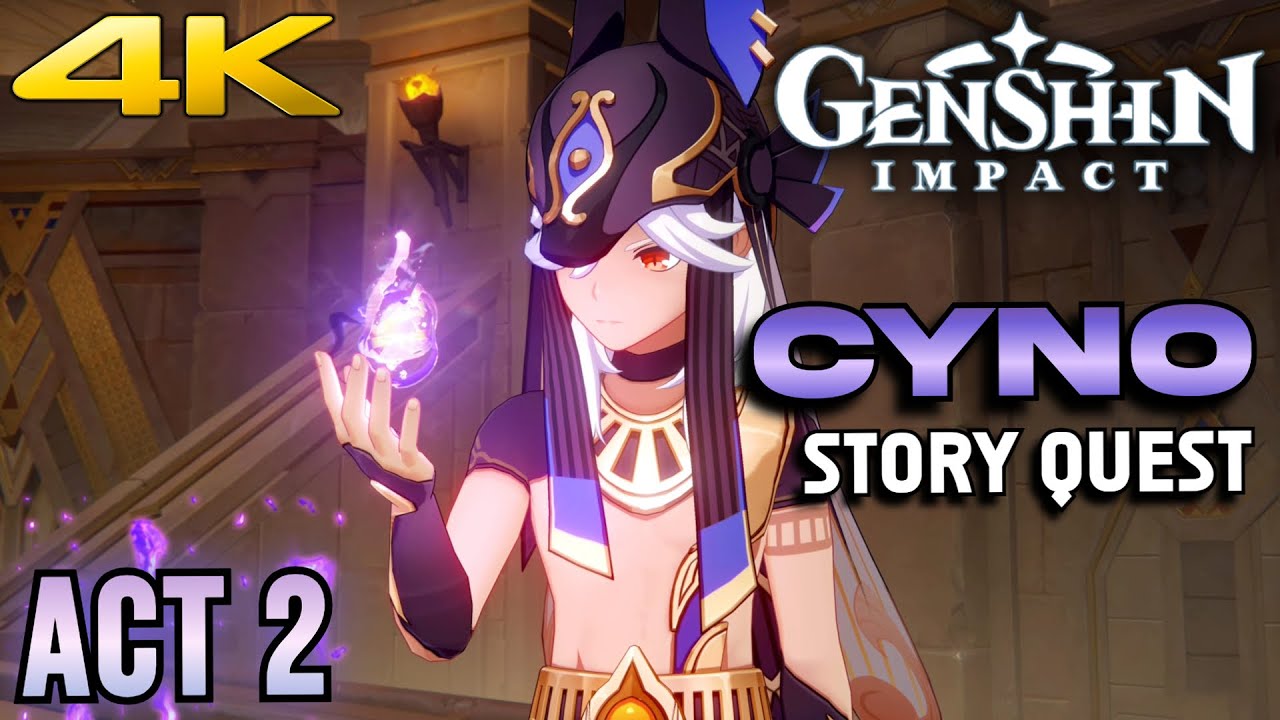 Cyno Story Quest | Lupus Aureus Chapter: ACT 2 | Genshin Impact | 4K60FPS
