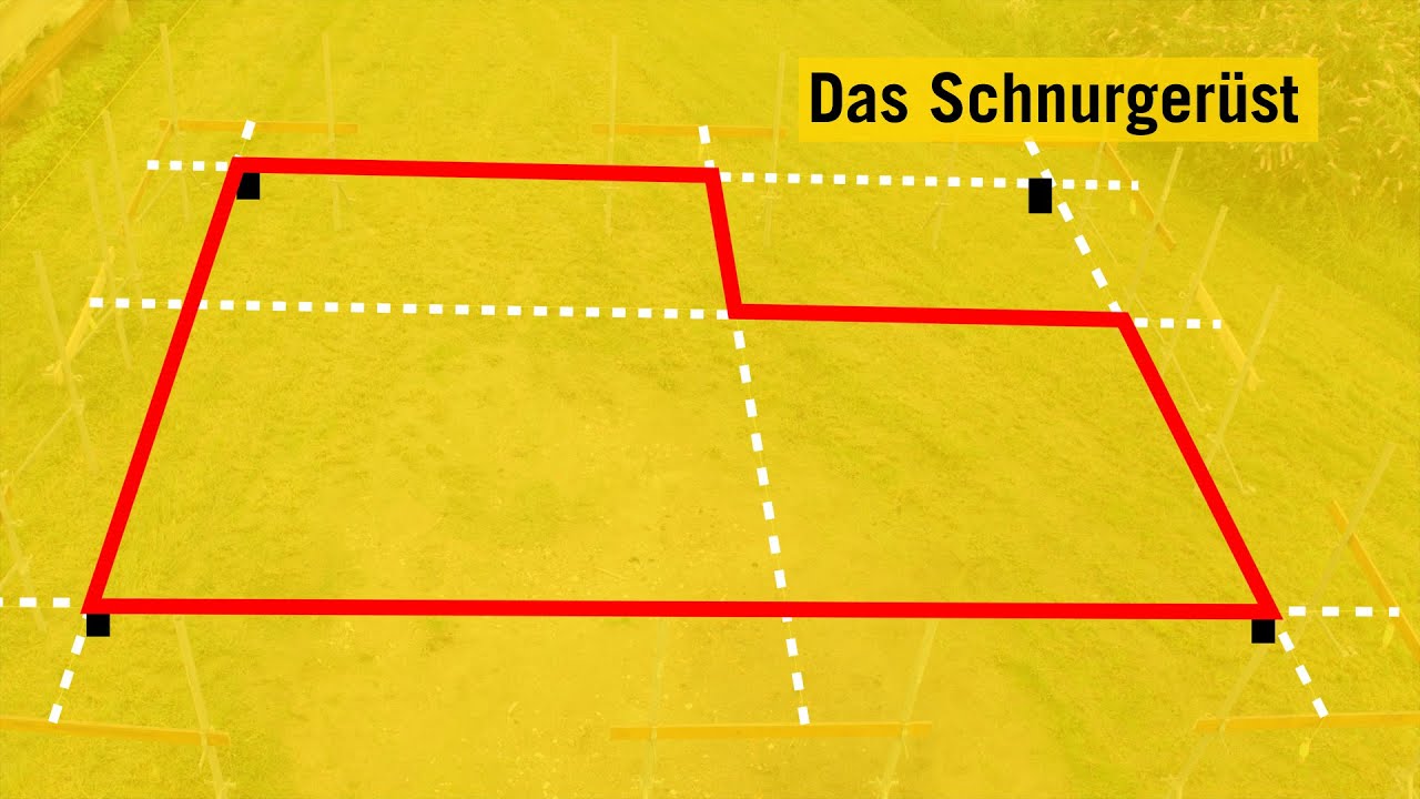 Bauvermessung - Das Schnurgerüst