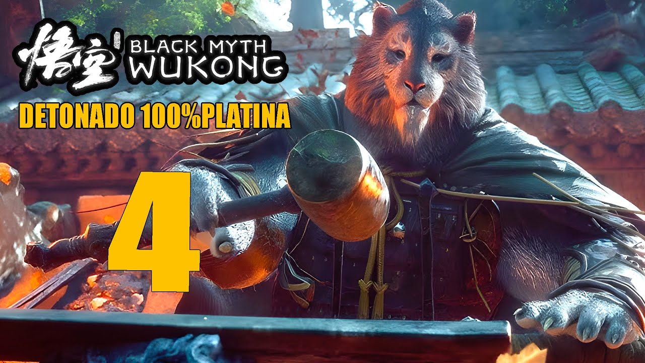 Black Myth Wukong 100% Detonado PS5 - Parte 4: O Santuário e Luta Contra o Tigre Ferreiro PT BR