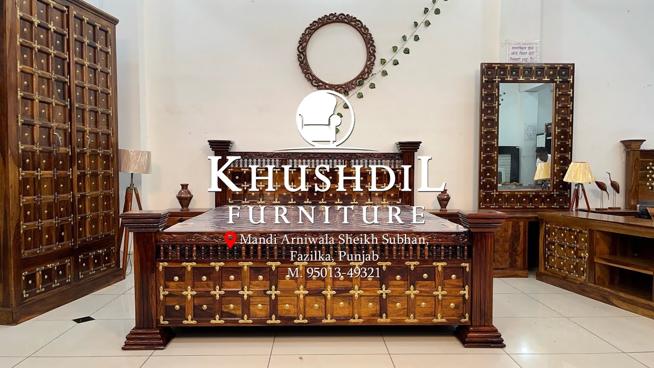 Royal & Traditional Solid Wood Handmade Furnitures @KhushdilFurnitures