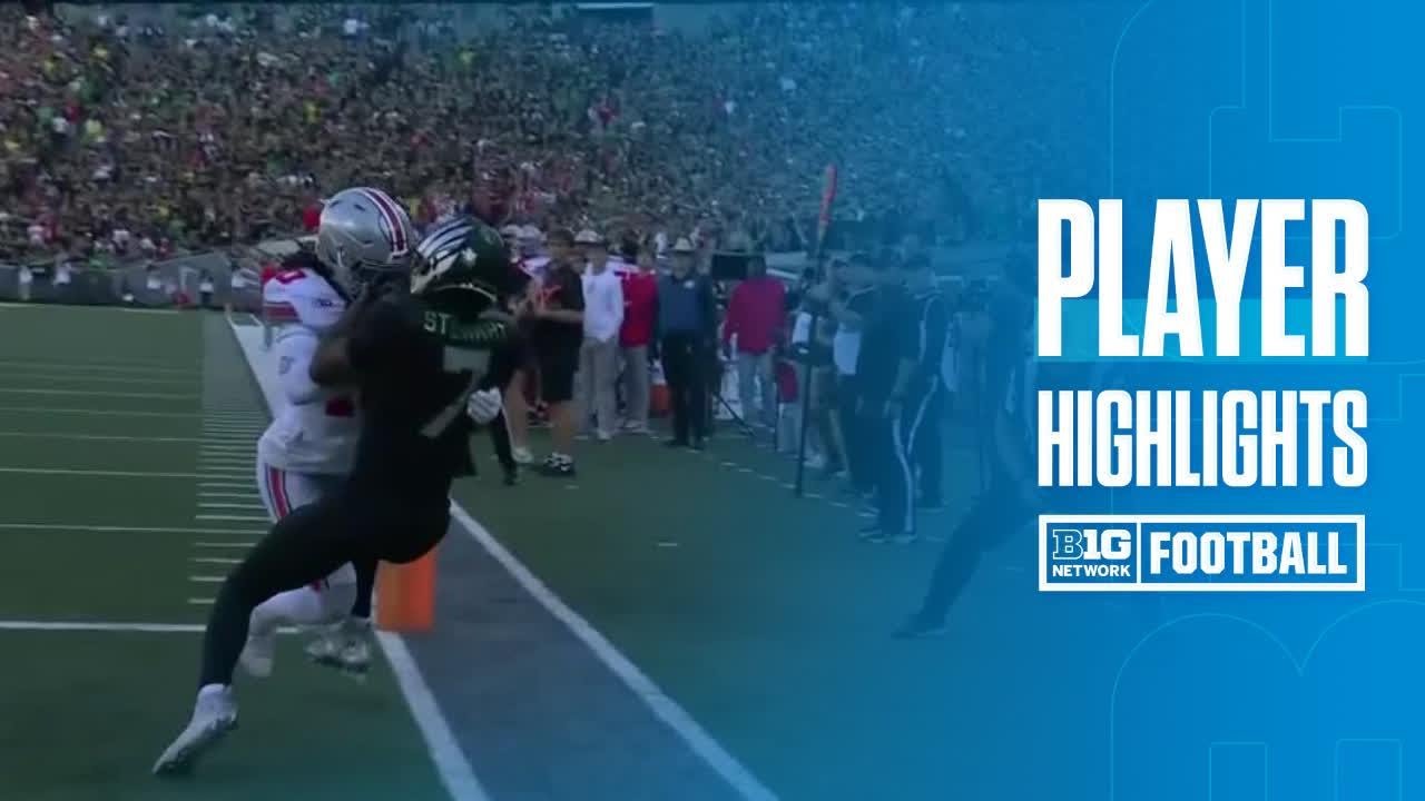 Evan Stewart Highlights vs. Ohio State | Oregon Football | 10/12/2024
