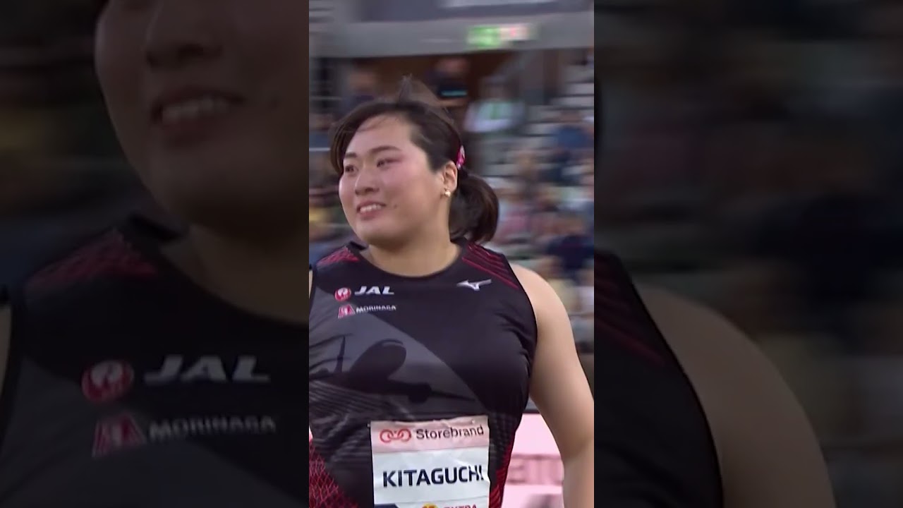 She&rsquo;s back in business 🔥 Kitaguchi launches in 🚀 64.63m for the win! #DiamondLeague 💎 #OsloDL 🇳🇴
