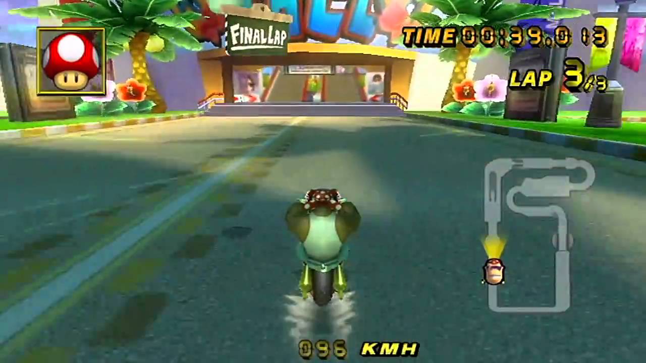 [MKW Former WR] Coconut Mall (No Glitch) - 01:56.821 - ☆Jας©hα☆