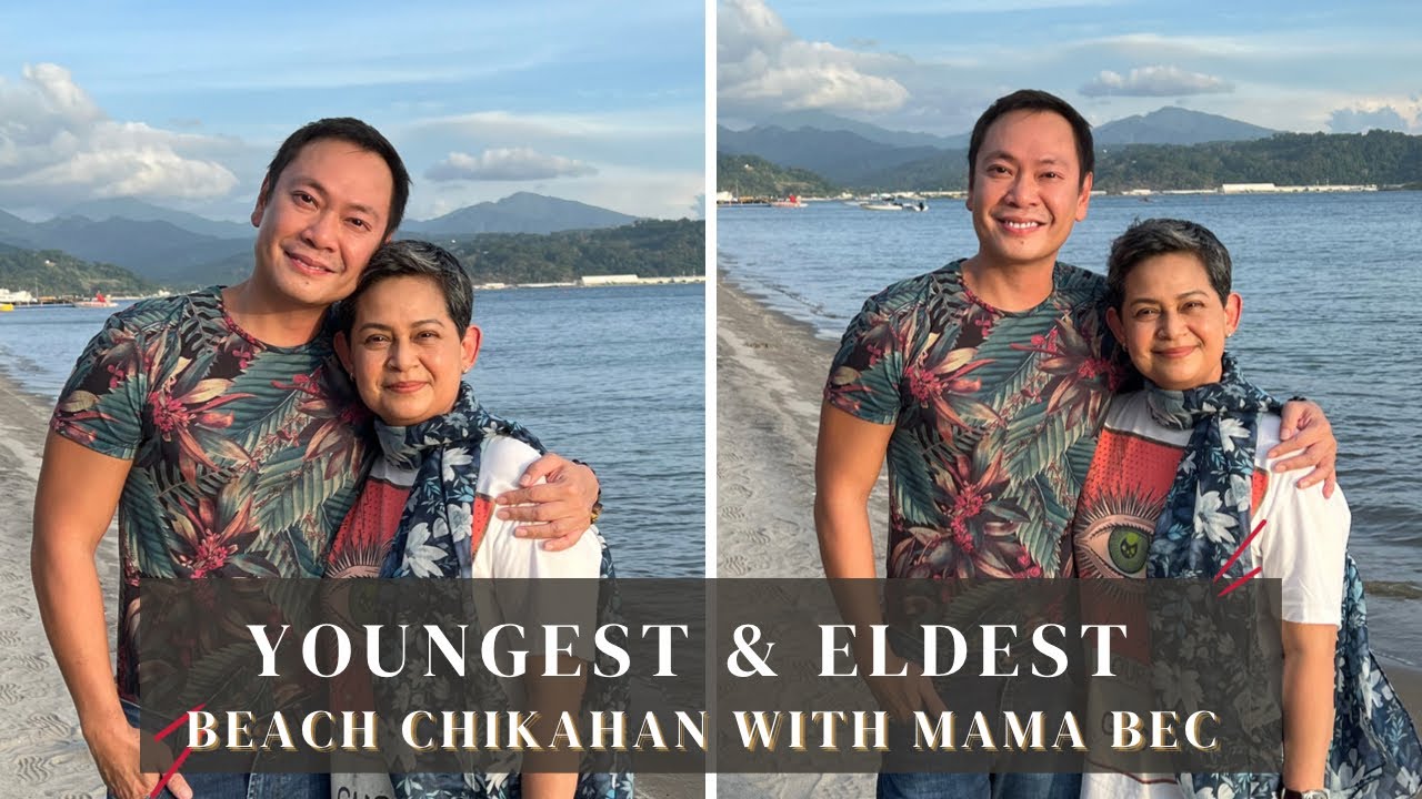 Chikahan while walking with Mama Bec | The mel martinez channel #siblings
