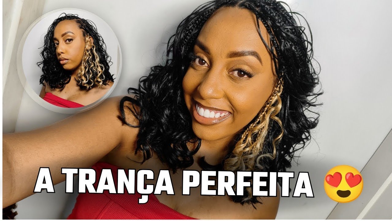 Boho French Curly: A trança mais perfeita que já fiz sozinha.😍
